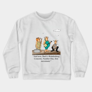 Funny Spectickles Classical Music Humor Crewneck Sweatshirt